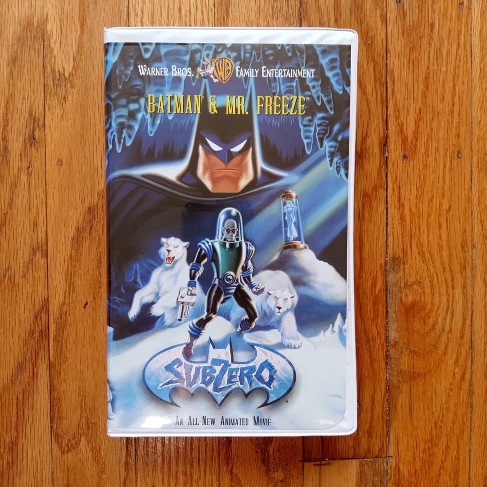 Vintage 1998 Warner Bros. Batman And Mr.Freeze Subzero Movie VHS